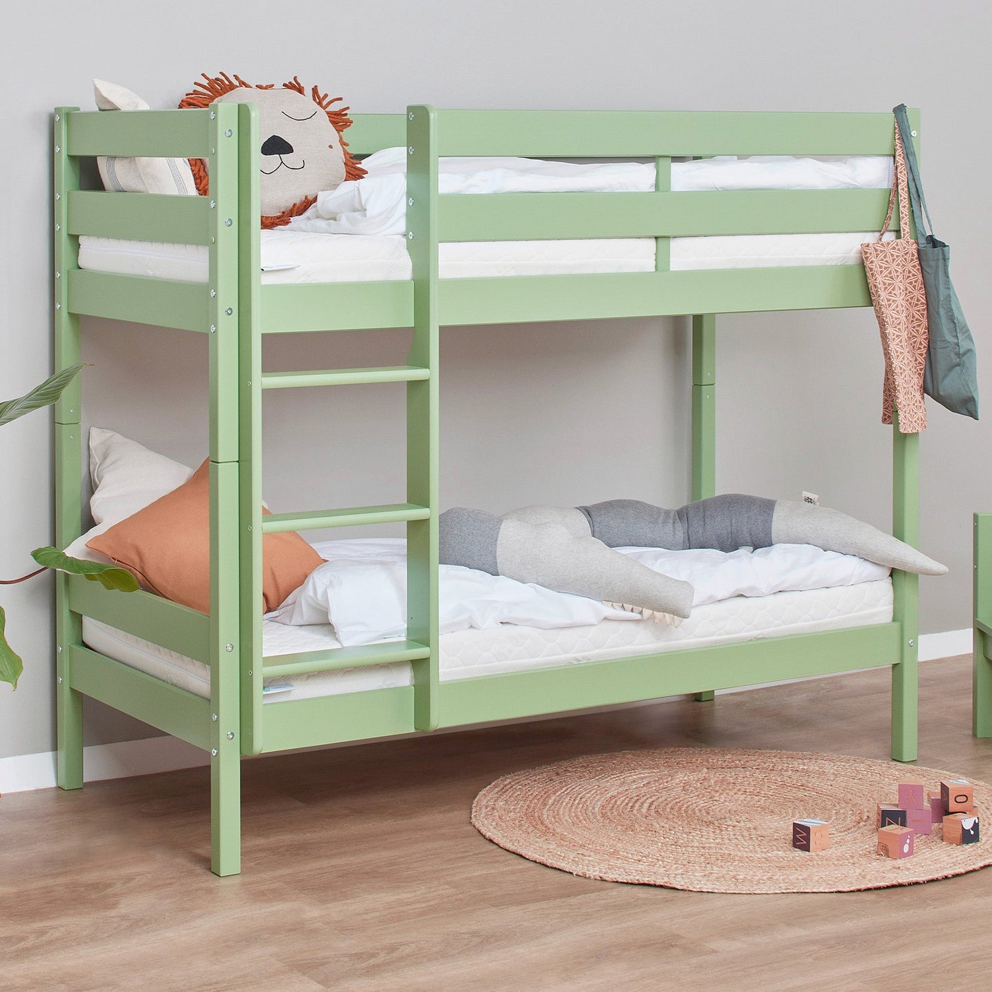 Hoppekids ECO Comfort Køjeseng med 2 Madrasser 70x160 / 90x200