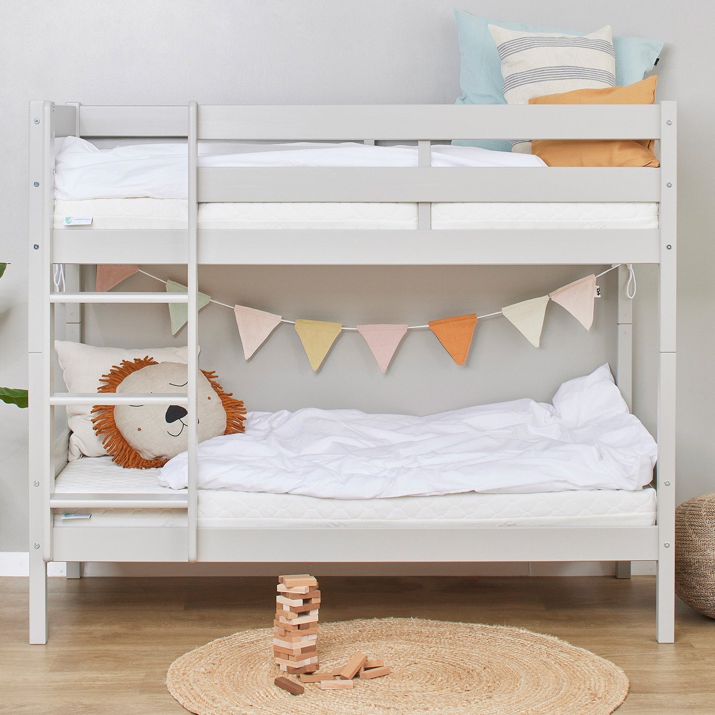 Hoppekids ECO Comfort Køjeseng med 2 Madrasser 70x160 / 90x200