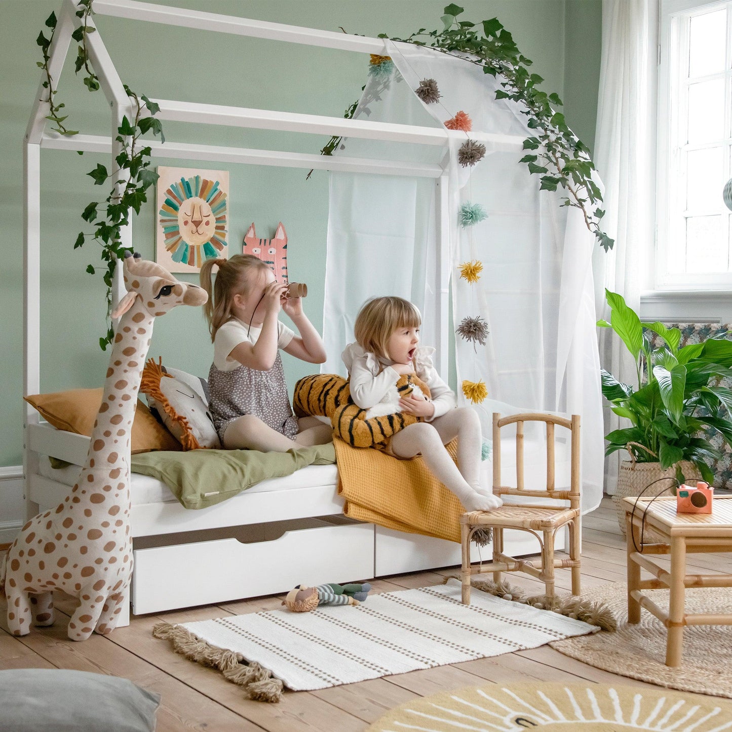 Hoppekids Mermaid Textile Set for House Bed