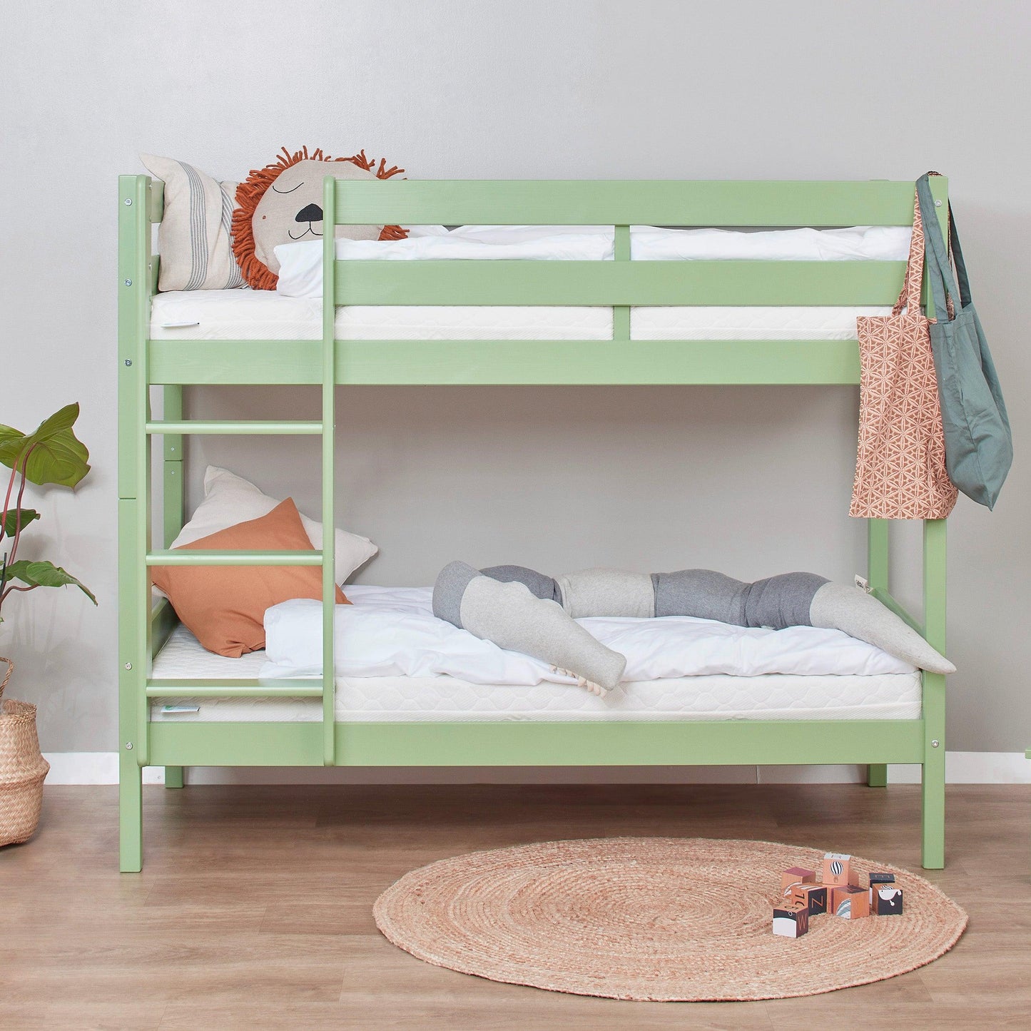 Hoppekids ECO Comfort Køjeseng med 2 Madrasser 70x160 / 90x200