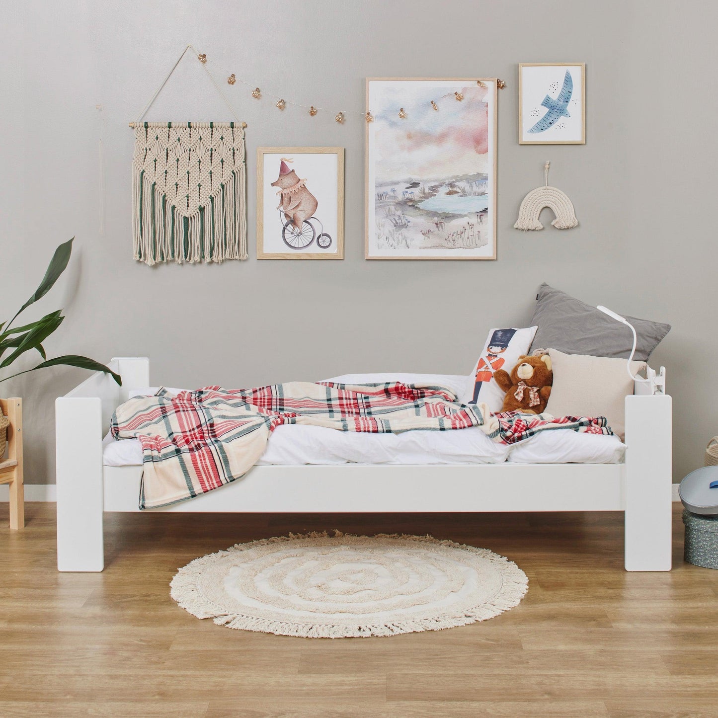 Steens For Kids Junior Bed, 90x200 cm, white