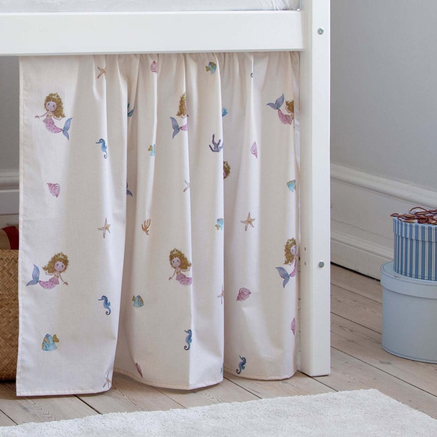 Mermaid Half-High ECO Comfort Bed with Curtain