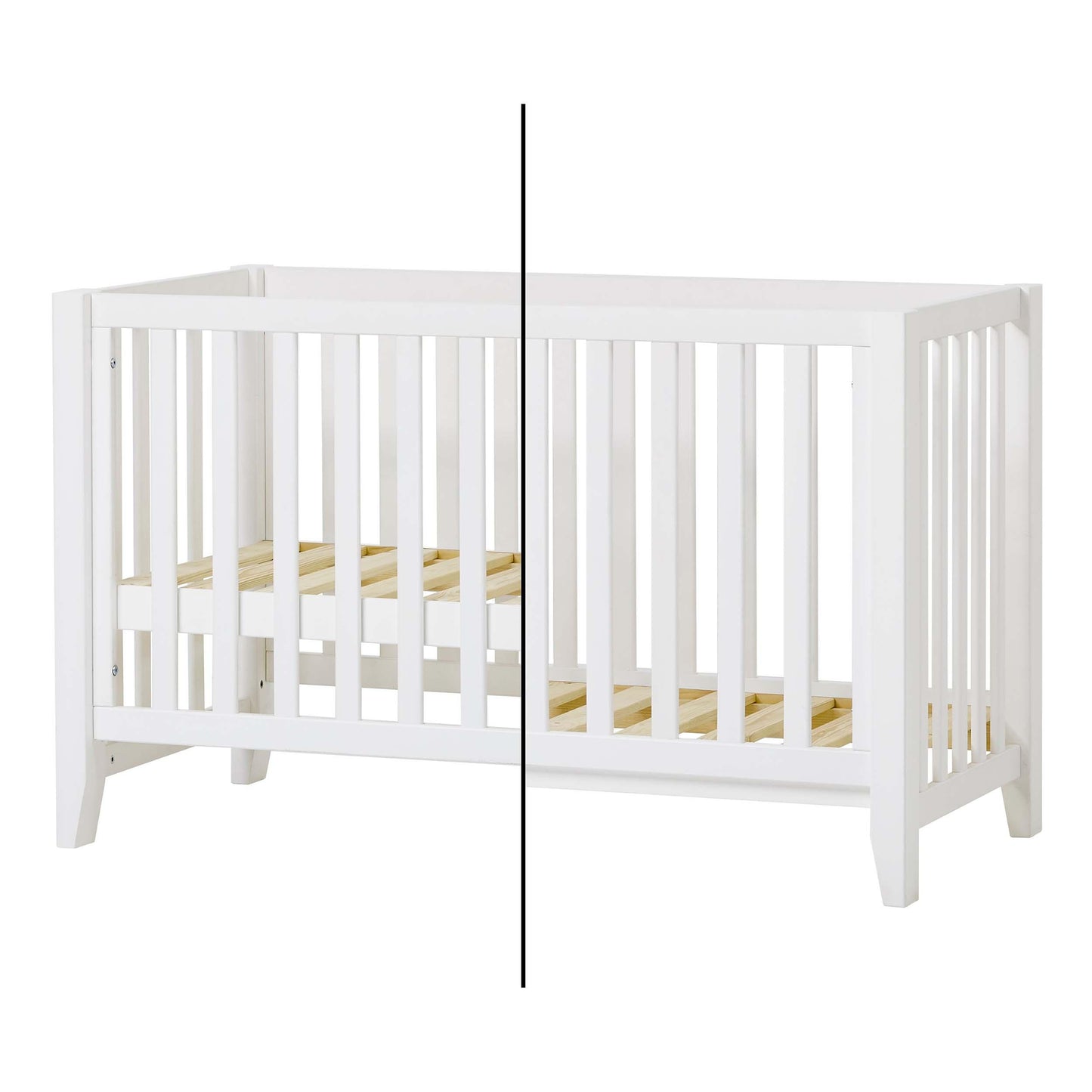 ANTON Baby Bed 60x120 White