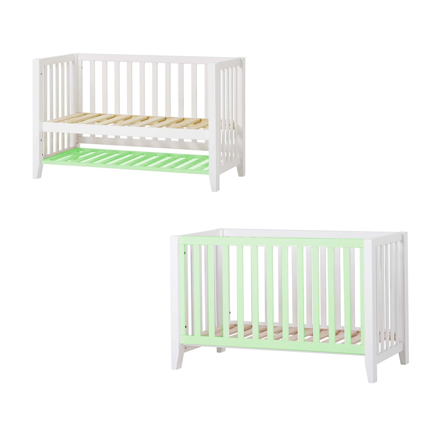 ANTON Baby Bed 60x120 White