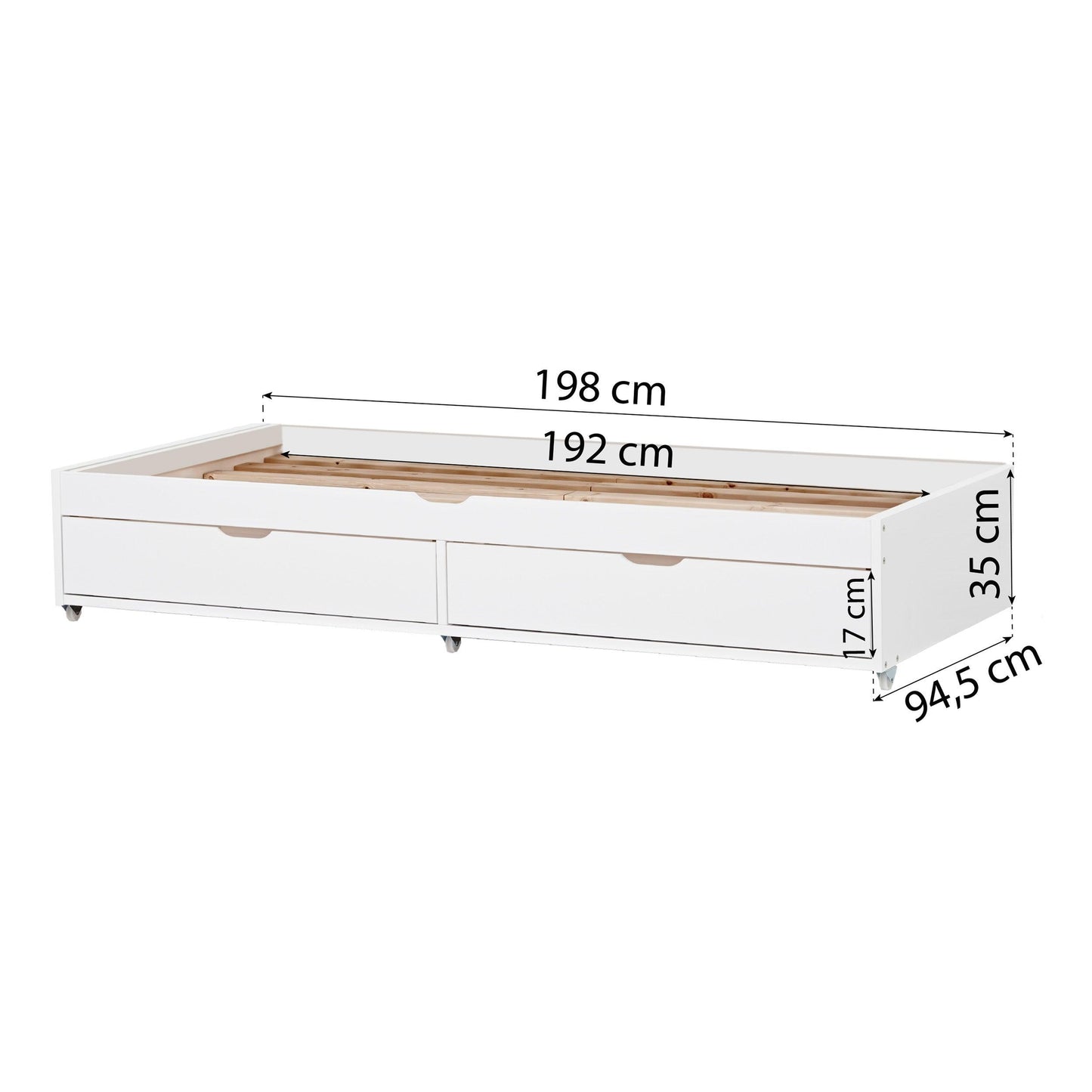Bed Package: Hoppekids MAJA Deluxe 90x200