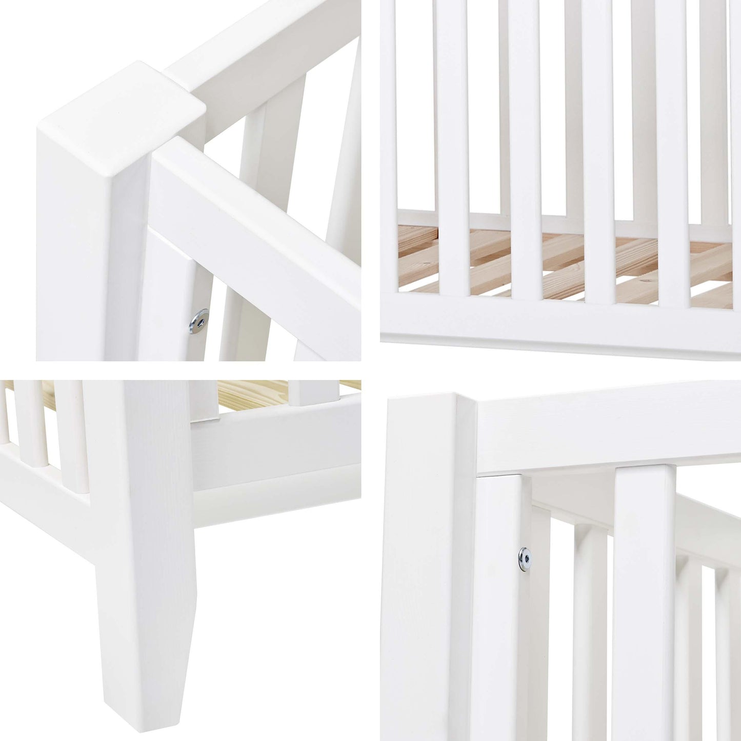ANTON Baby Bed 60x120 White