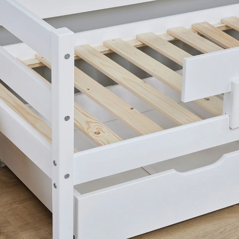 Hoppekids ECO Comfort, Toddler Bed, 70x160cm, with drawers and bed rail