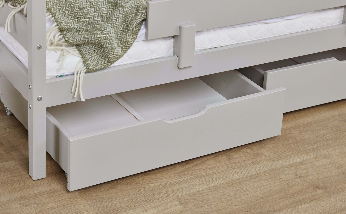 ECO Comfort Junior Bed 70x160 cm incl. Drawers and Guard Rail