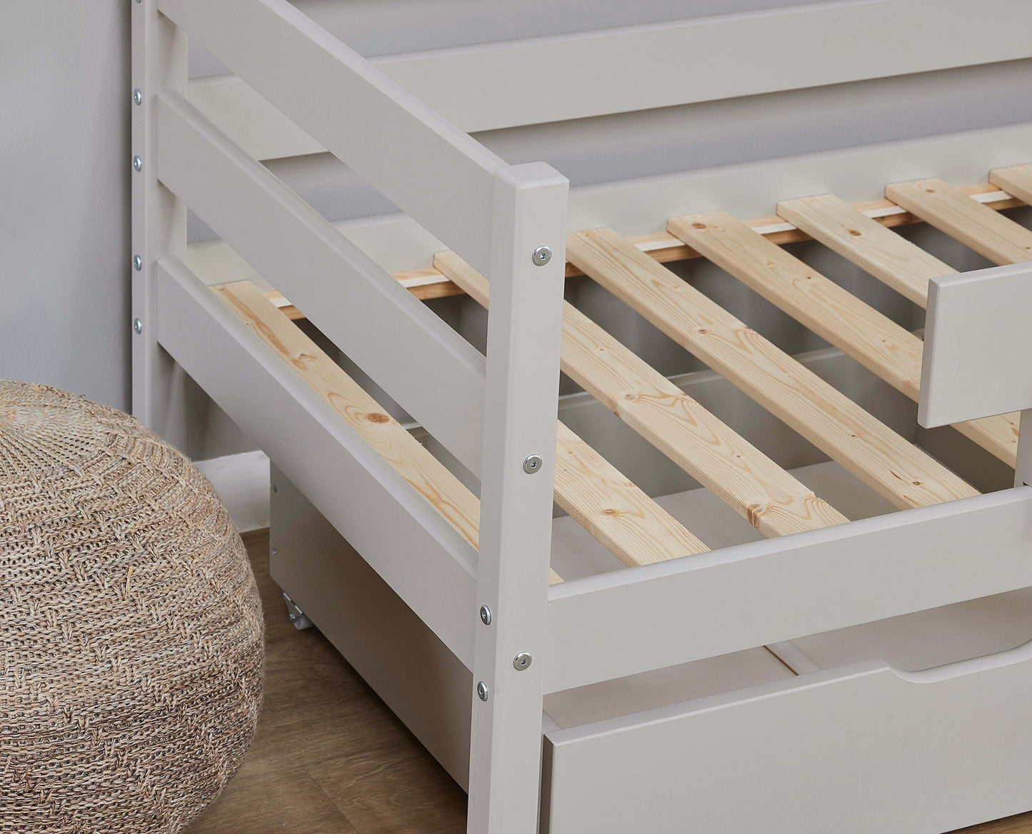 ECO Comfort Junior Bed 70x160 cm incl. Drawers and Guard Rail