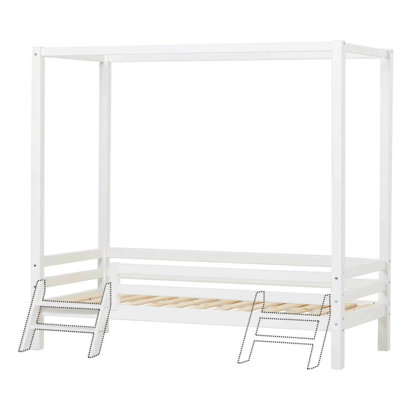 Hoppekids ECO Dream, Four-Poster Bed, white