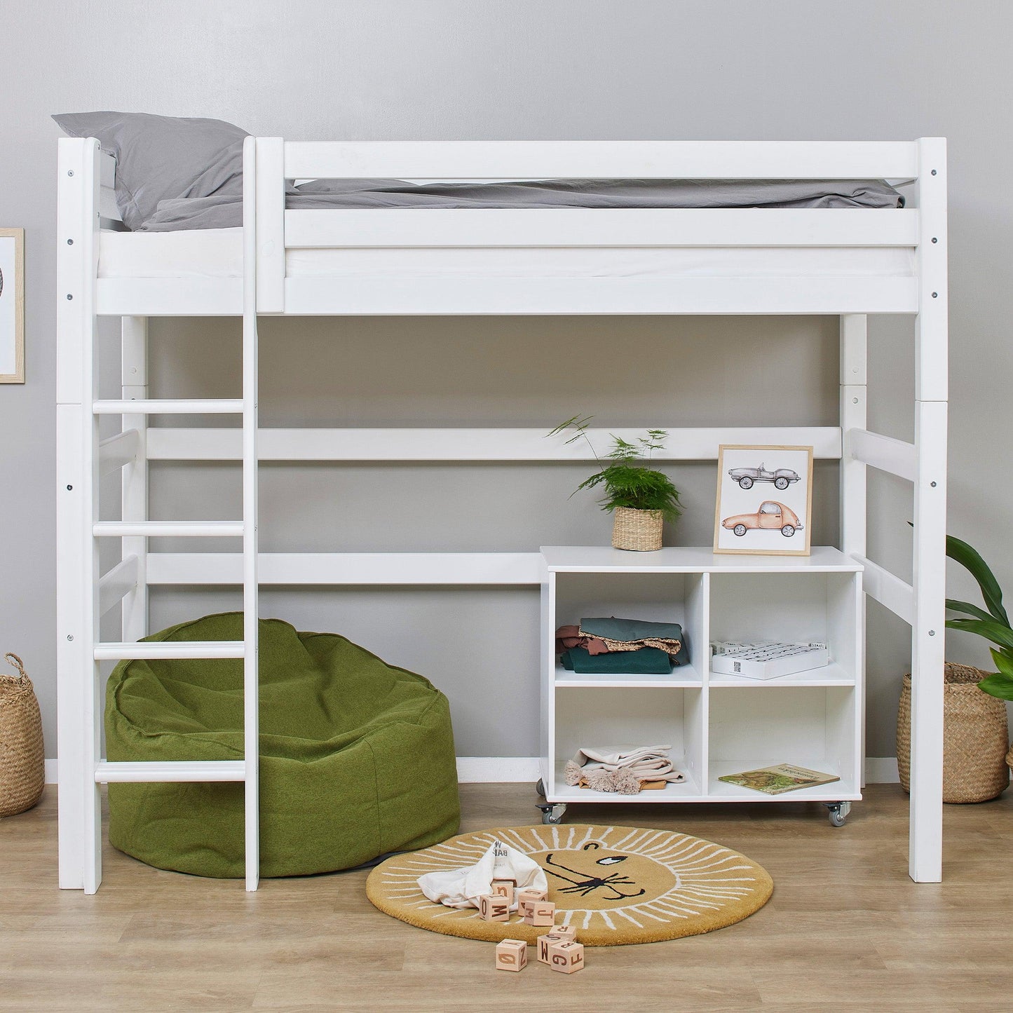 Hoppekids ECO Luxury High Bed, white