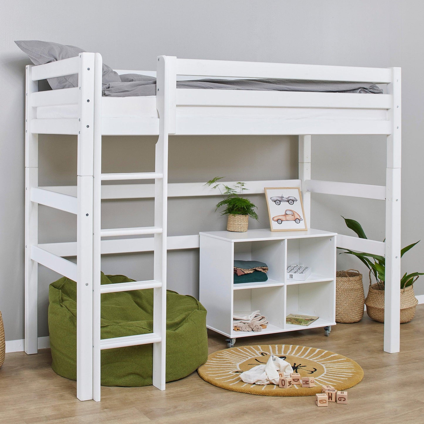Hoppekids ECO Luxury High Bed, white