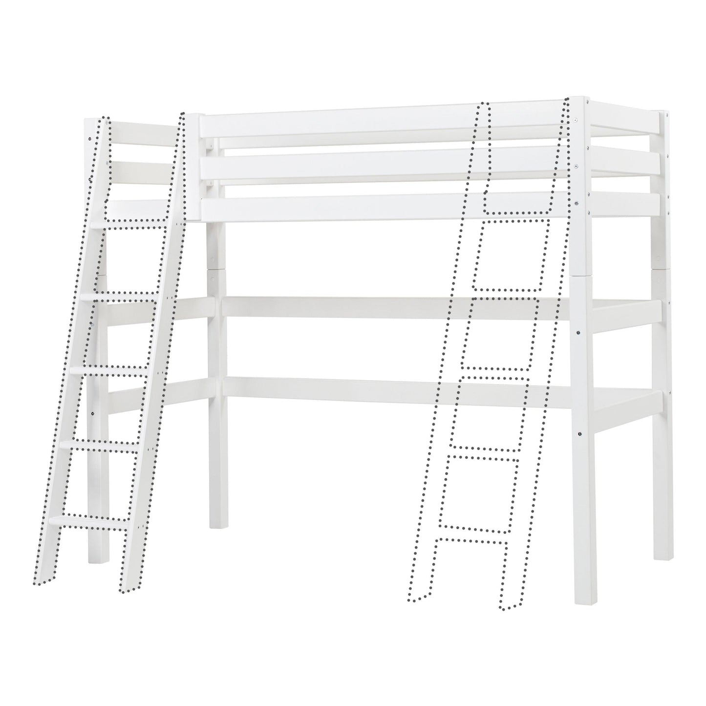 Hoppekids ECO Luxury High Bed, white