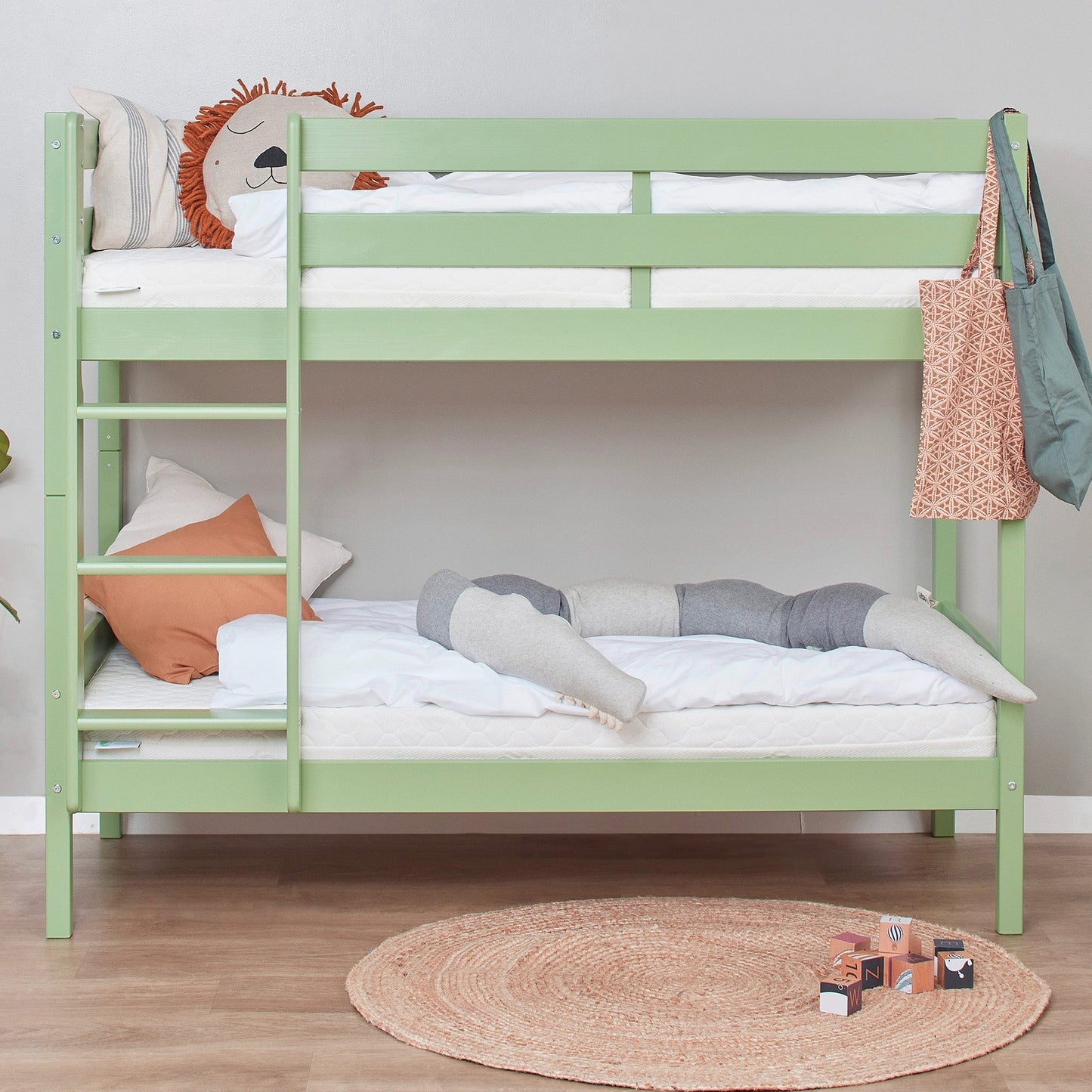 Hoppekids ECO Comfort Køjeseng med 2 Madrasser 70x160 / 90x200