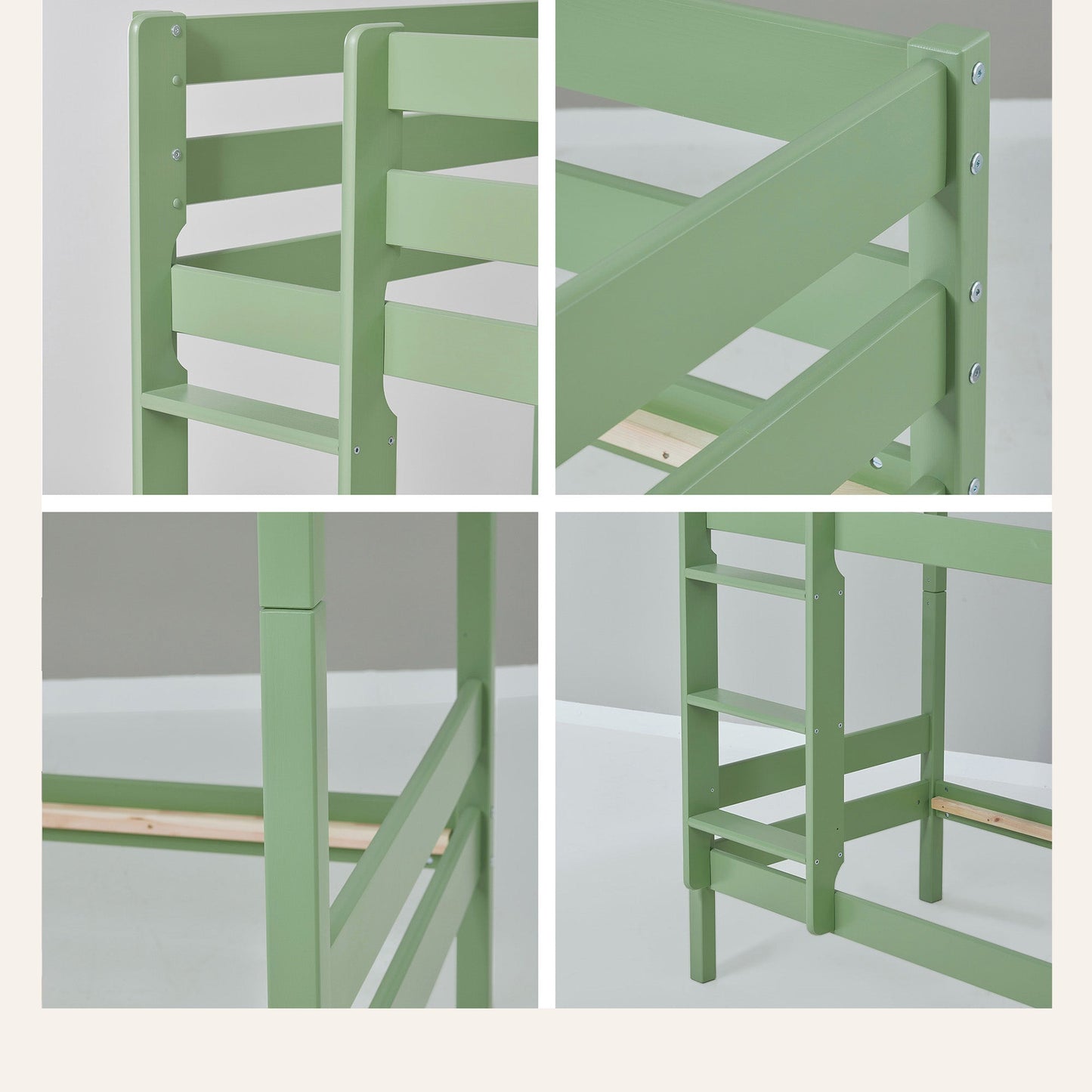 Hoppekids ECO Comfort Køjeseng med 2 Madrasser 70x160 / 90x200