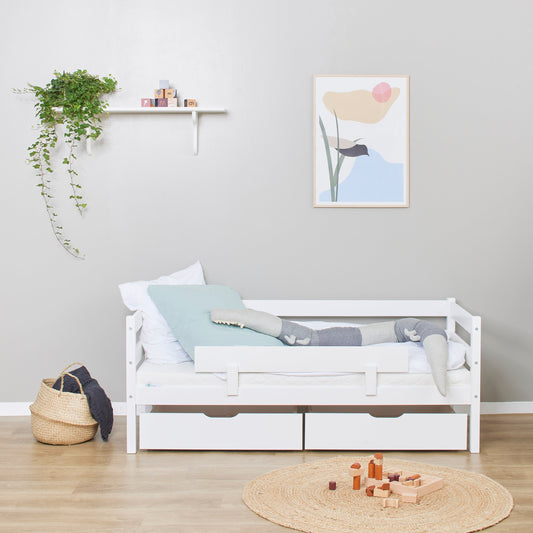 ECO Comfort Junior Bed 70x160 cm incl. Drawers and Guard Rail