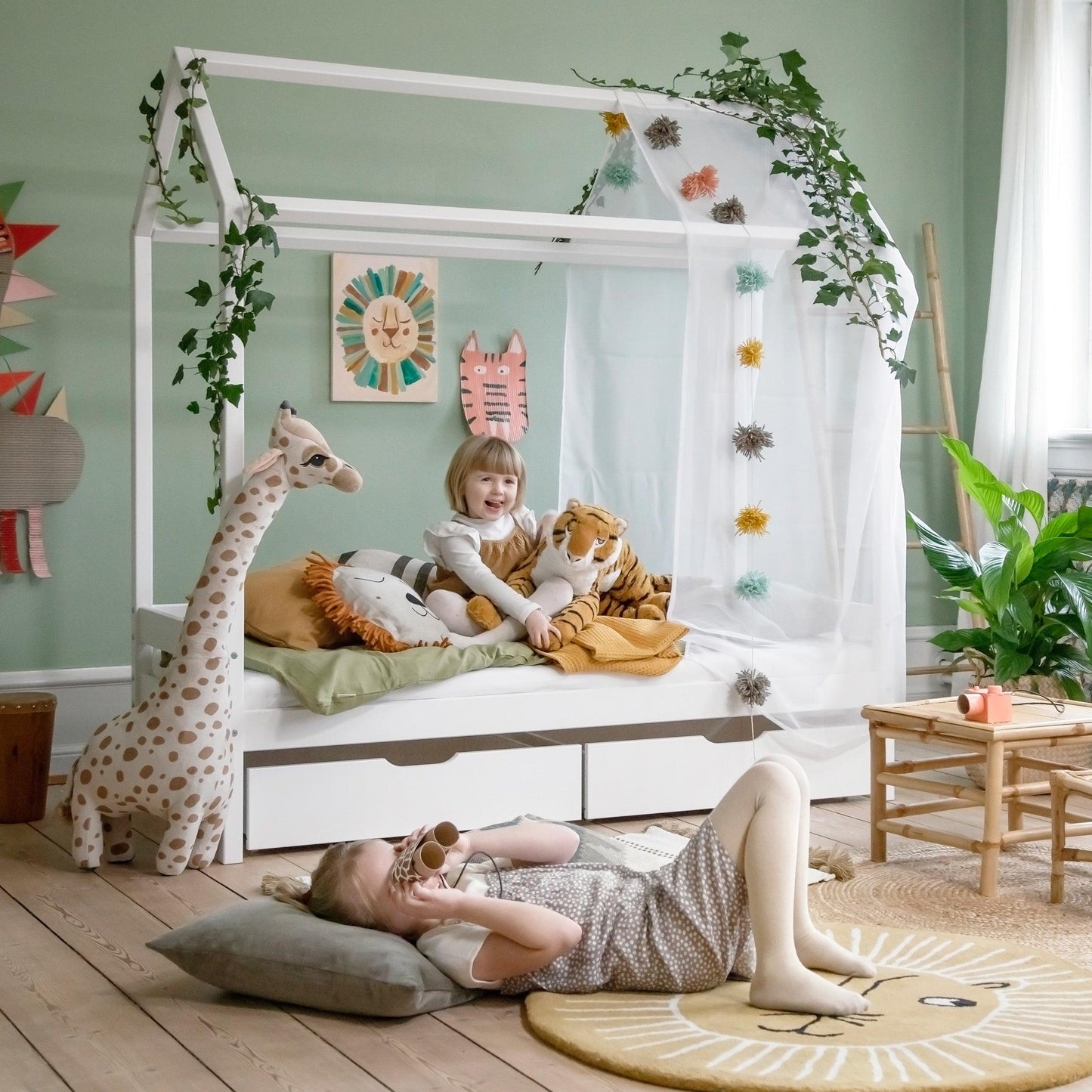 Hoppekids Mermaid Textile Set for House Bed