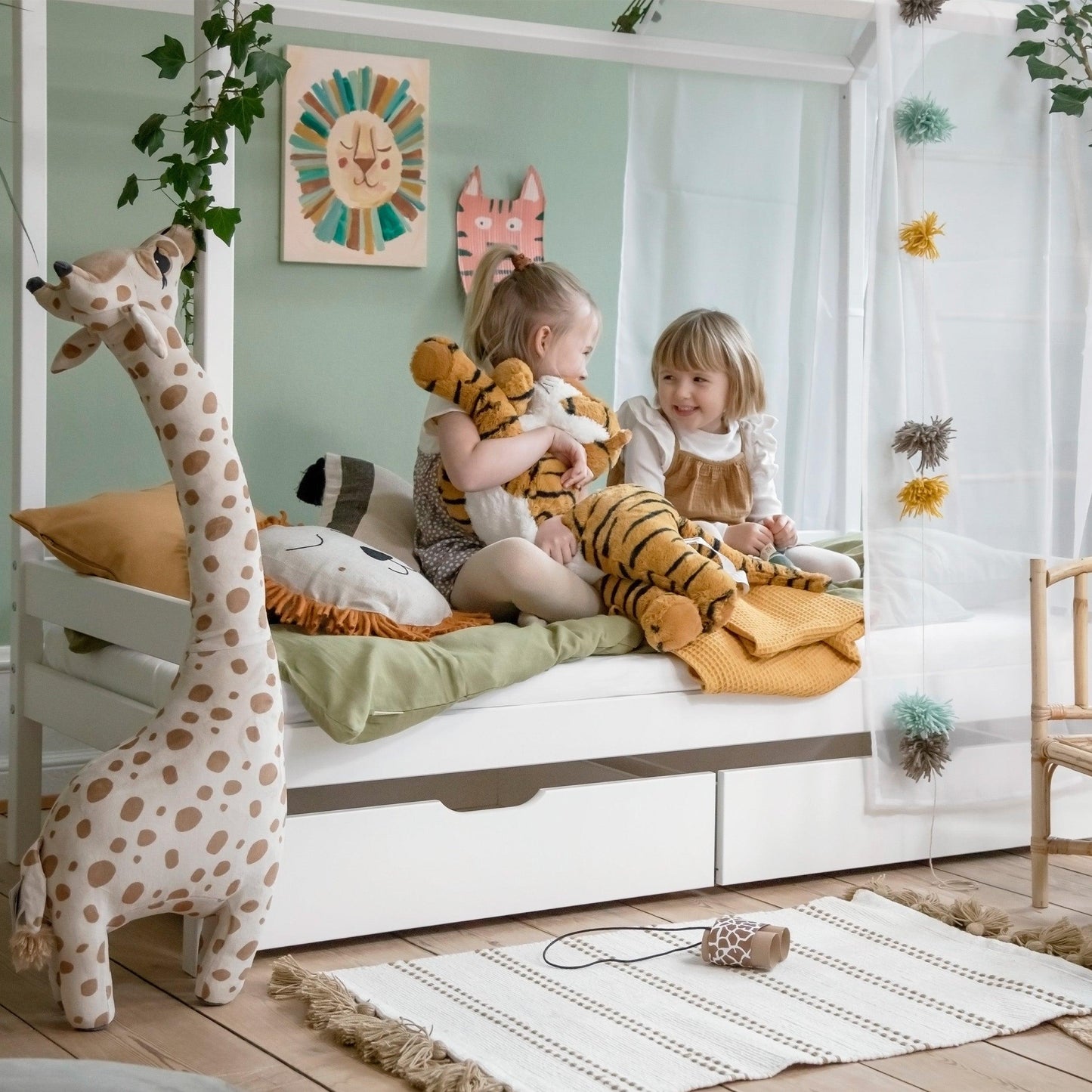 Hoppekids Mermaid Textile Set for House Bed