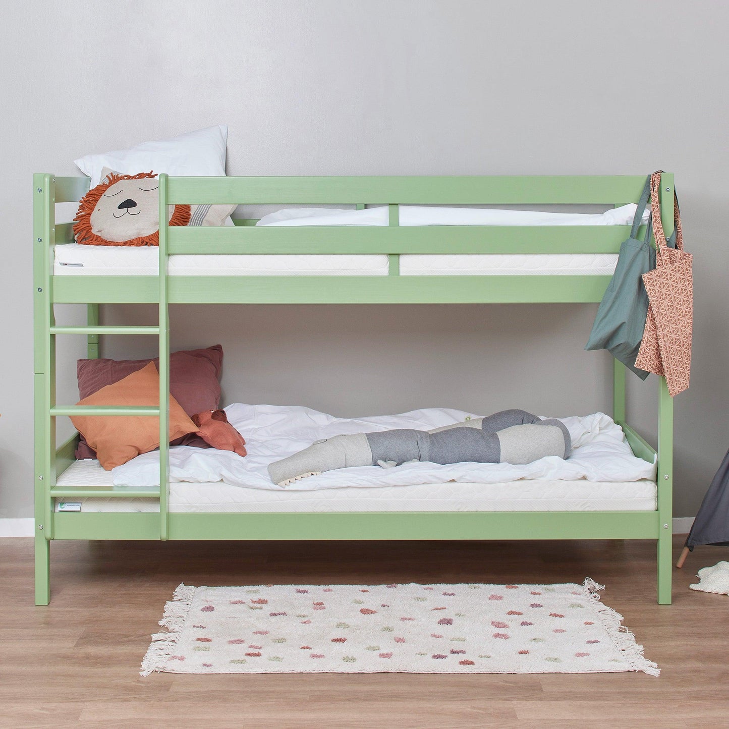 Hoppekids ECO Comfort Køjeseng med 2 Madrasser 70x160 / 90x200