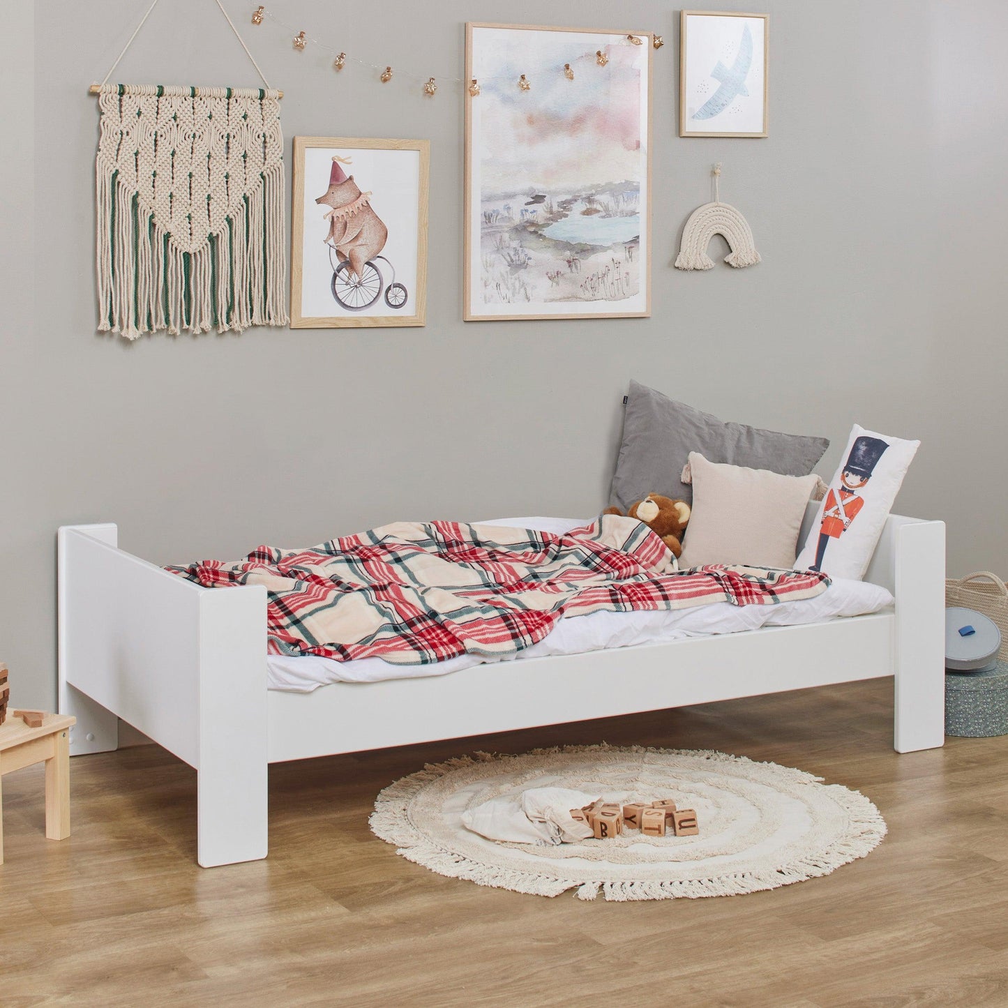 Steens For Kids Junior Bed, 90x200 cm, white