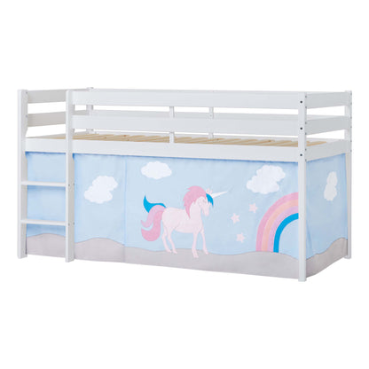 Unicorn Half-High ECO Comfort Bed with Curtain