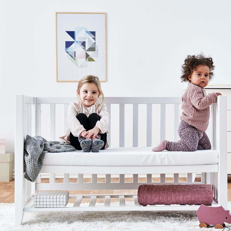 Hoppekids Anton Crib, White, 60x120 cm