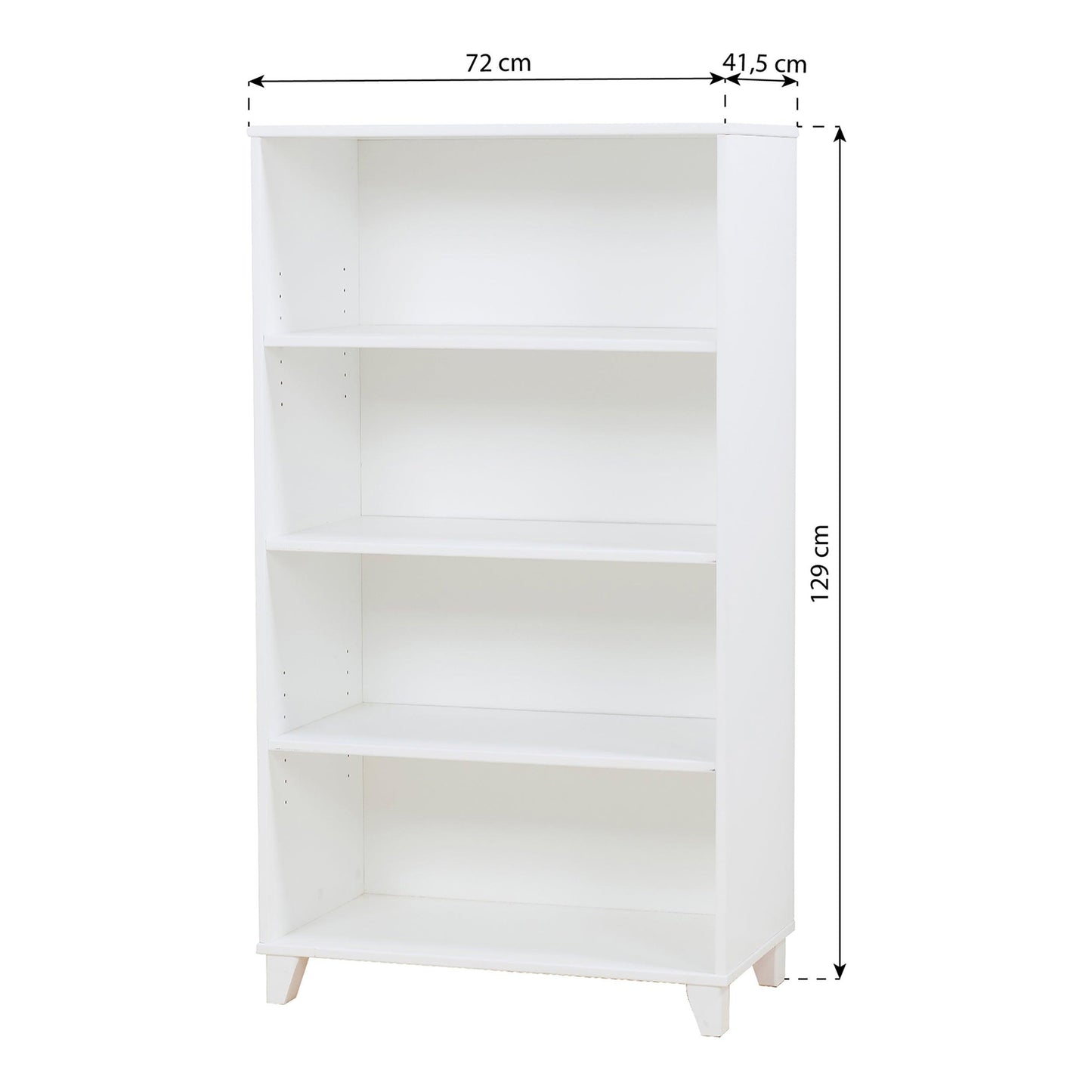 Hoppekids PETER Bookcase with 3 Shelves