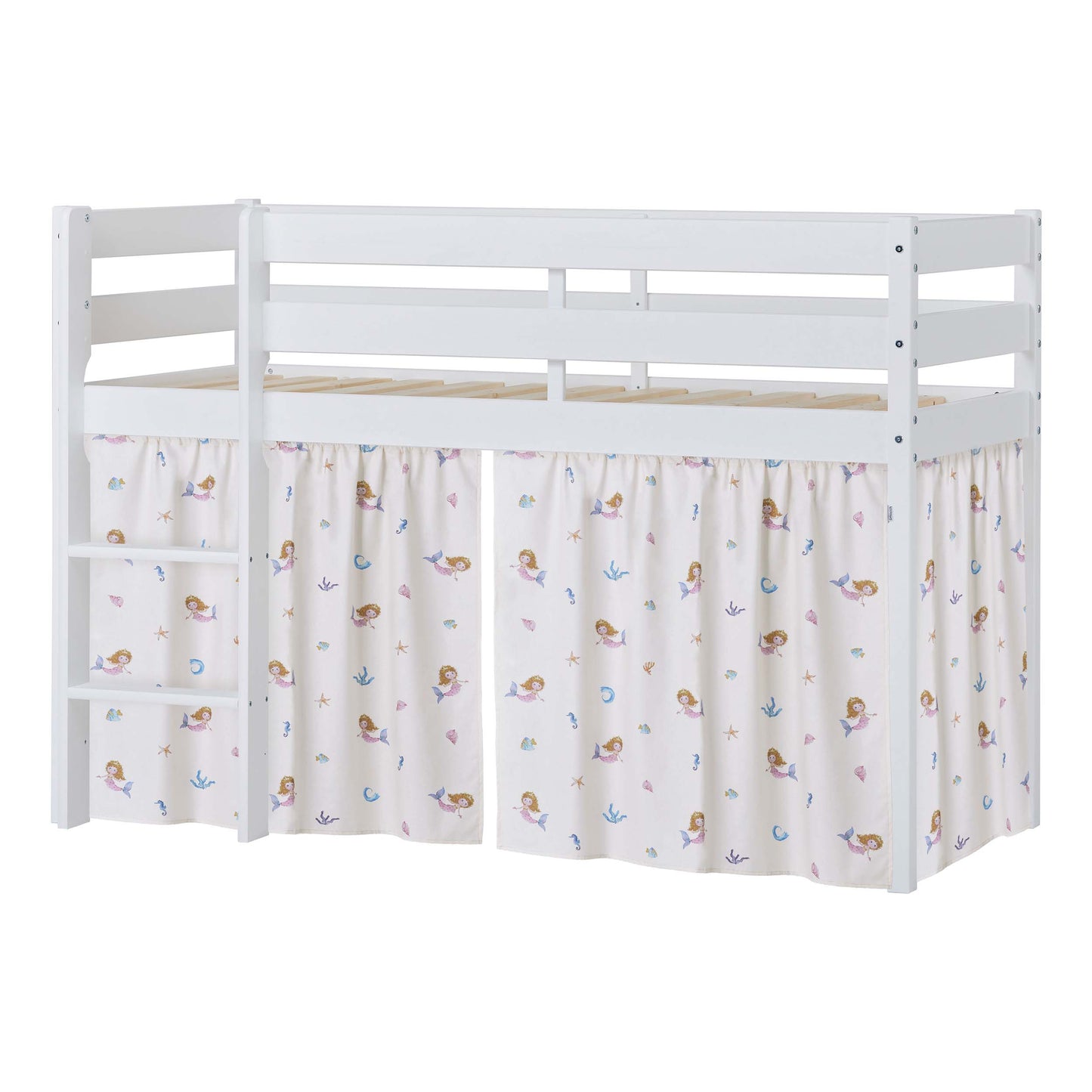 Mermaid Half-High ECO Comfort Bed with Curtain