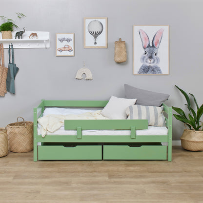 ECO Comfort Junior Bed 70x160 cm incl. Drawers and Guard Rail