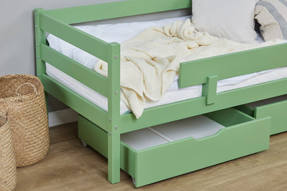 ECO Comfort Junior Bed 70x160 cm incl. Drawers and Guard Rail