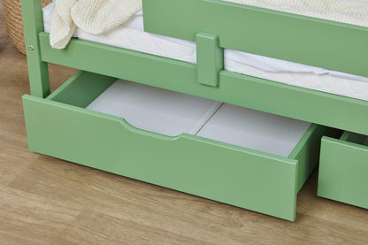 ECO Comfort Junior Bed 70x160 cm incl. Drawers and Guard Rail