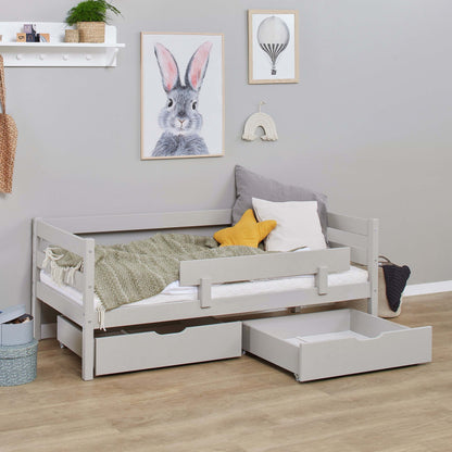 ECO Comfort Junior Bed 70x160 cm incl. Drawers and Guard Rail