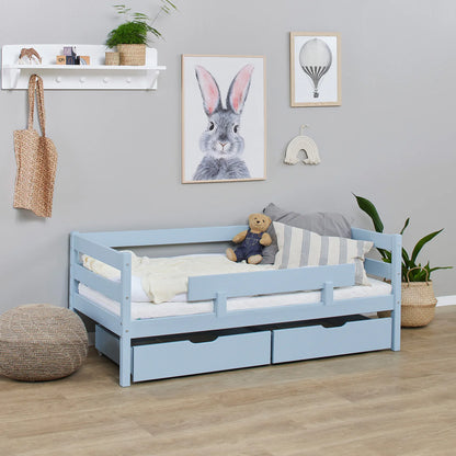 Hoppekids ECO Comfort, Toddler Bed, 70x160cm, with drawers and bed rail