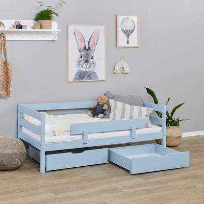 ECO Comfort Junior Bed 70x160 cm incl. Drawers and Guard Rail