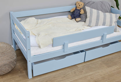 ECO Comfort Junior Bed 70x160 cm incl. Drawers and Guard Rail