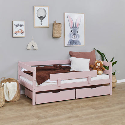 Hoppekids ECO Comfort, Toddler Bed, 70x160cm, with drawers and bed rail
