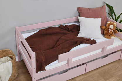 ECO Comfort Junior Bed 70x160 cm incl. Drawers and Guard Rail