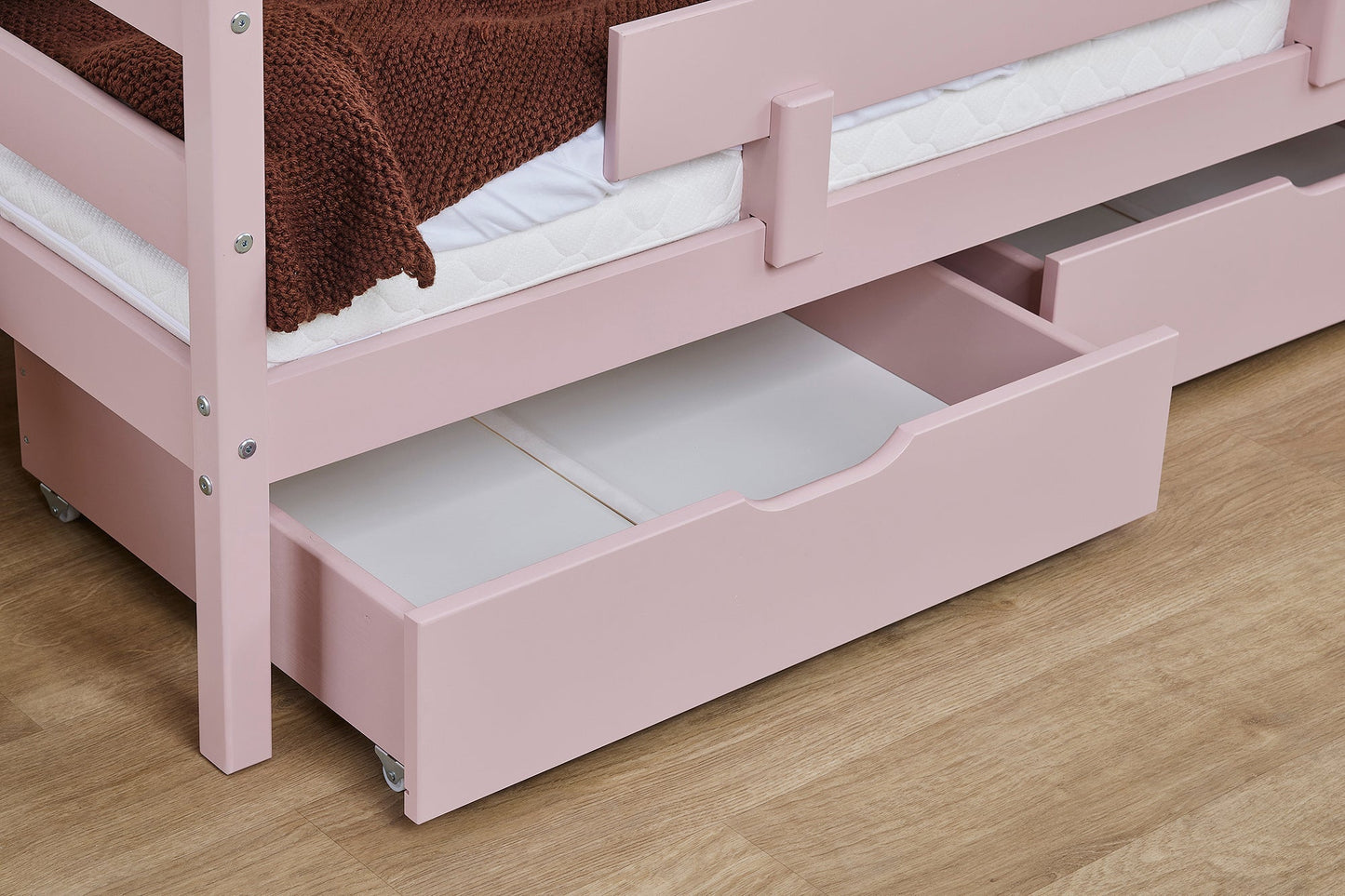 ECO Comfort Junior Bed 70x160 cm incl. Drawers and Guard Rail