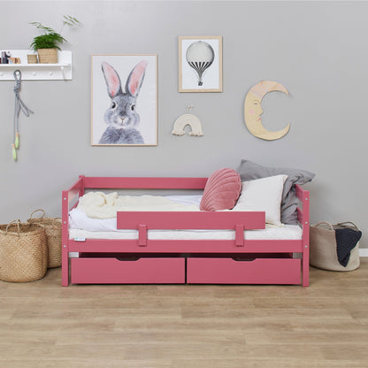 ECO Comfort Junior Bed 70x160 cm incl. Drawers and Guard Rail