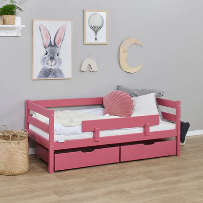 Hoppekids ECO Comfort, Toddler Bed, 70x160cm, with drawers and bed rail