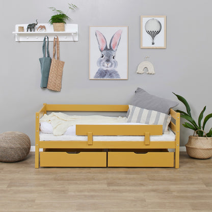 ECO Comfort Junior Bed 70x160 cm incl. Drawers and Guard Rail