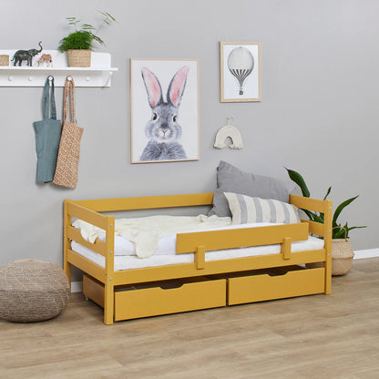 Hoppekids ECO Comfort, Toddler Bed, 70x160cm, with drawers and bed rail