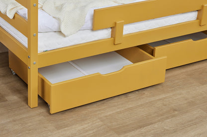 ECO Comfort Junior Bed 70x160 cm incl. Drawers and Guard Rail