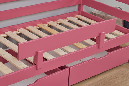 ECO Comfort Junior Bed 70x160 cm incl. Drawers and Guard Rail