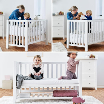 ANTON Baby Bed 60x120 White