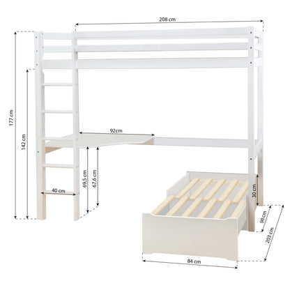 ECO Dream MEGA Bed with Lounge Module and Desk Top