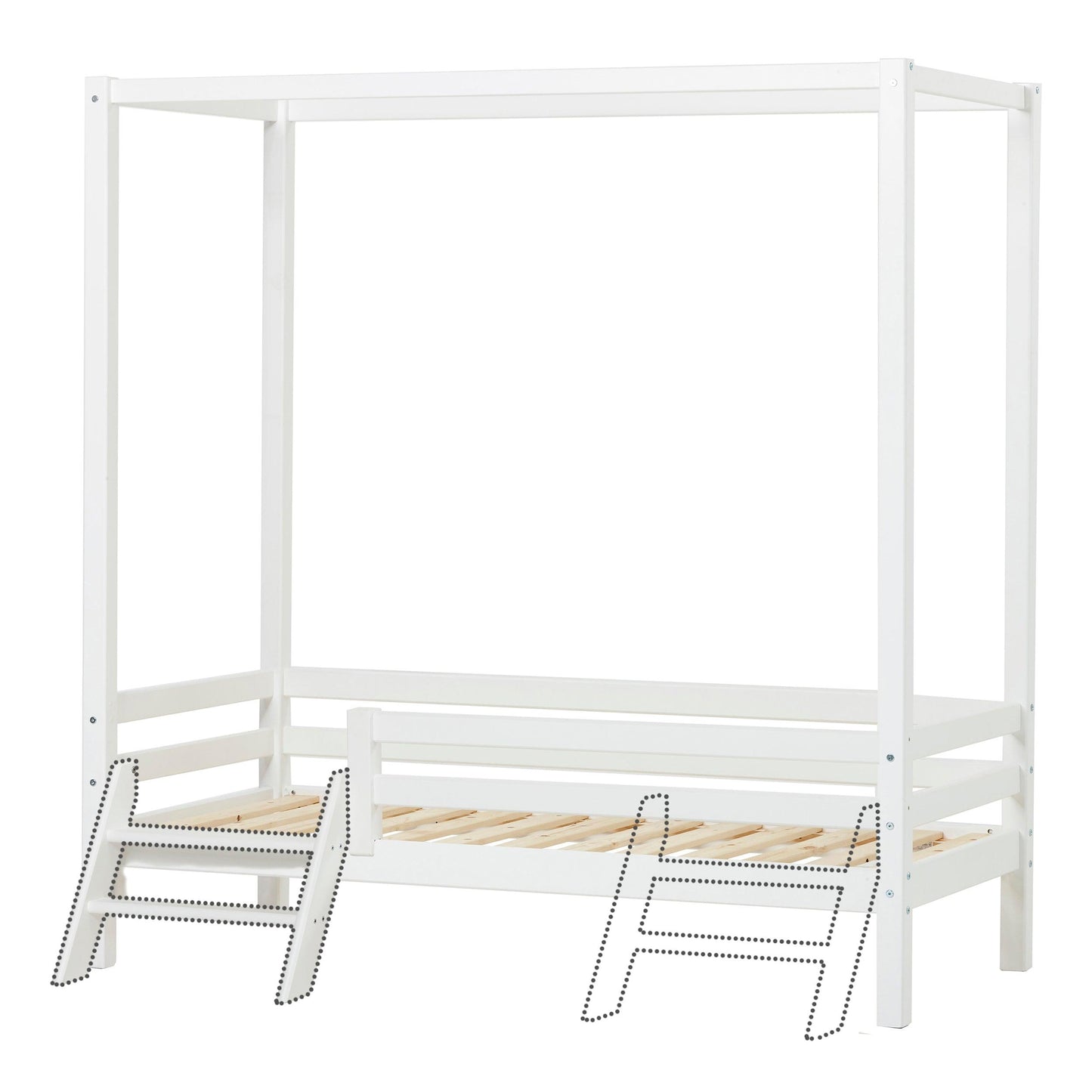 Hoppekids ECO Dream, Four-Poster Bed, white