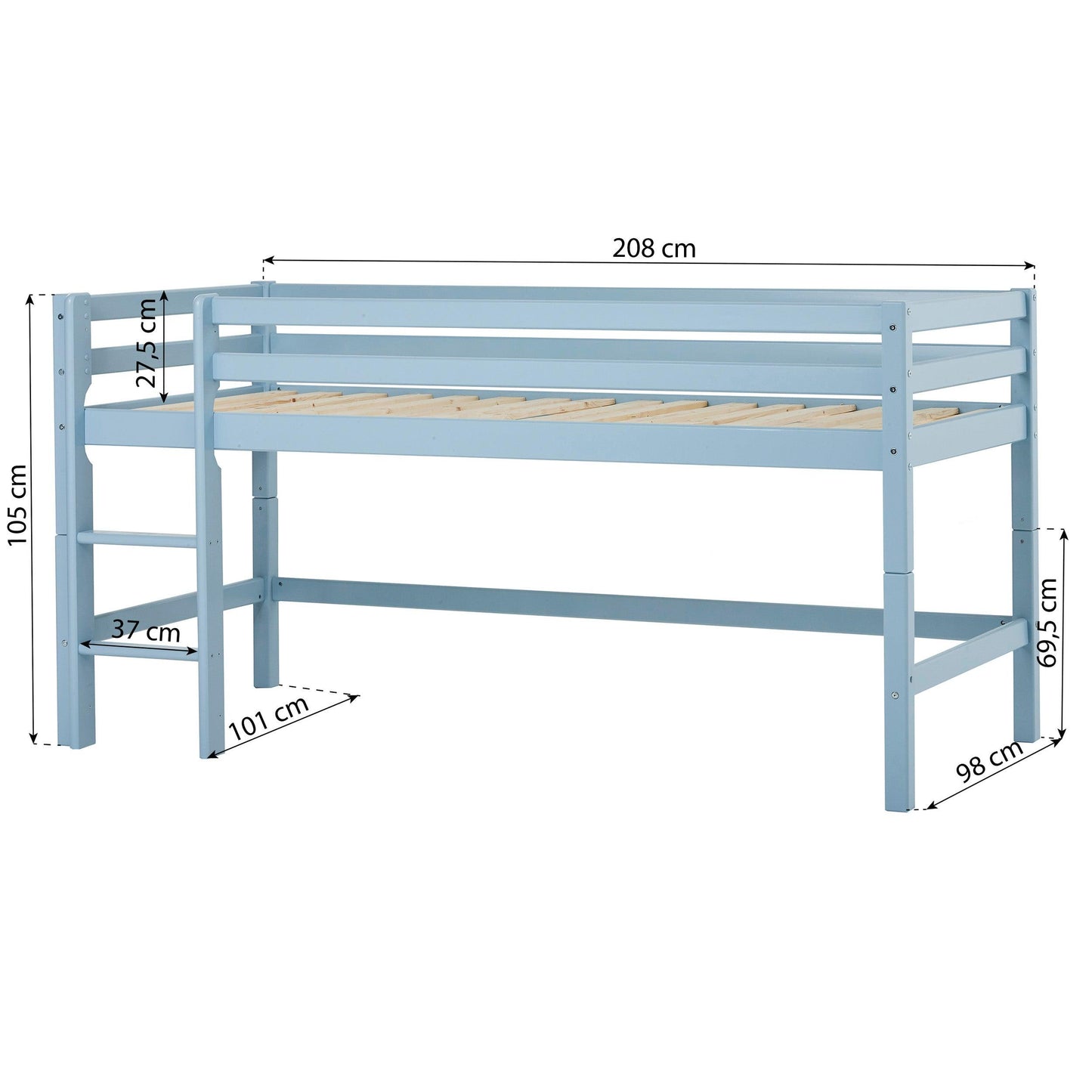 Hoppekids ECO Dream Half-High Bed Module