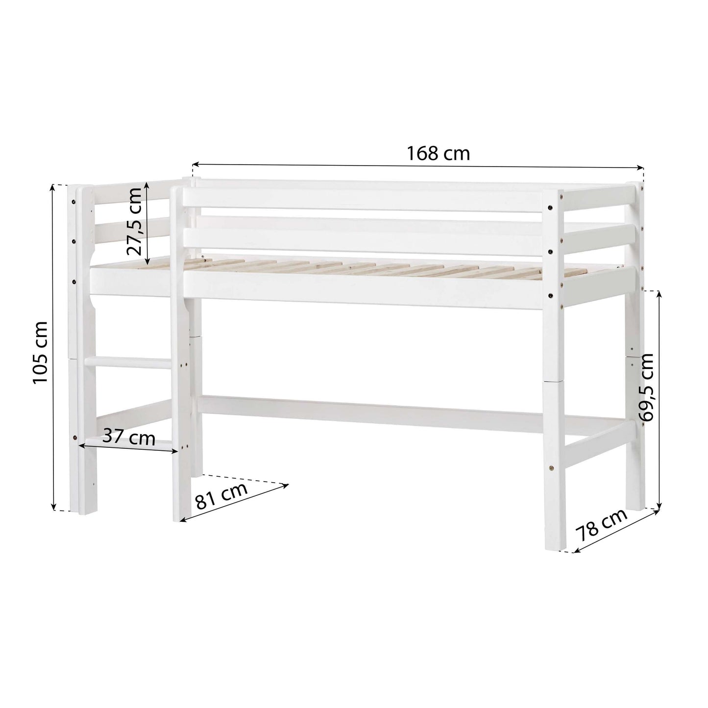 Hoppekids ECO Dream Half-High Bed Module