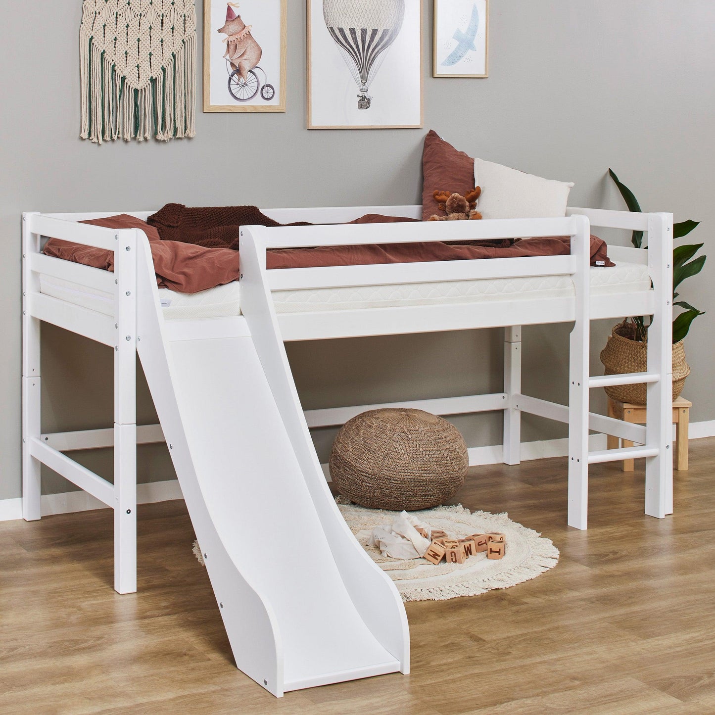 ECO Dream Mid-Height Bed with Slide